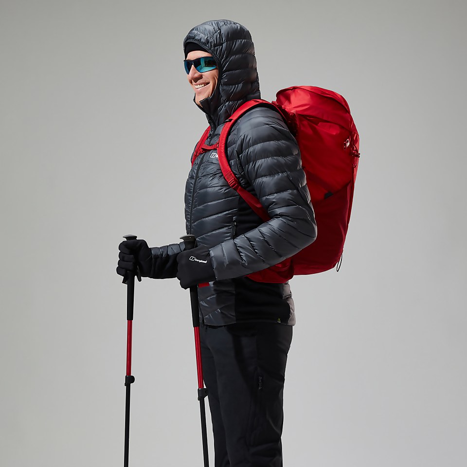 Men's Tephra 2.0 Hooded Insulated Jacket Grey/Black