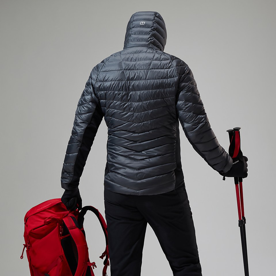 Tephra Stretch Reflect 2.0 Hoodie für Herren - Grau/Schwarz