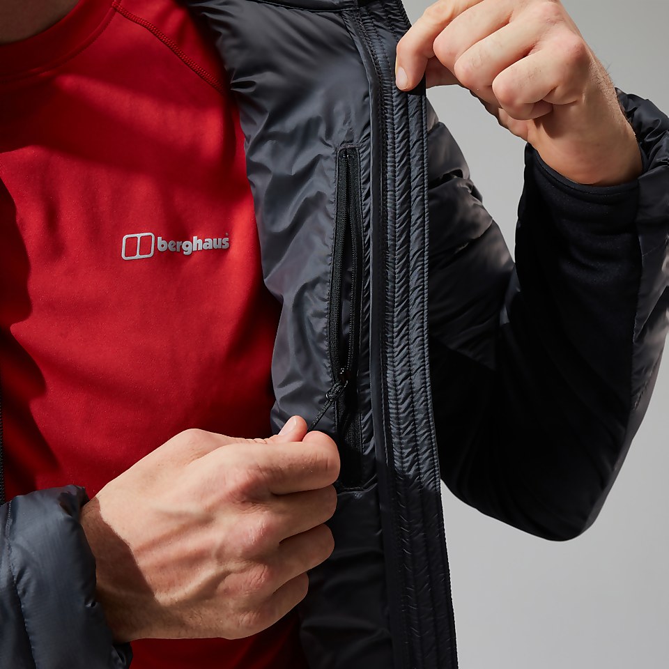 Tephra Stretch Reflect 2.0 Hoodie für Herren - Grau/Schwarz