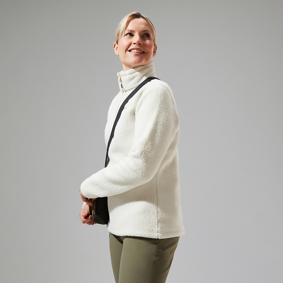 Women's Darria Half Zip Fleece - Natural