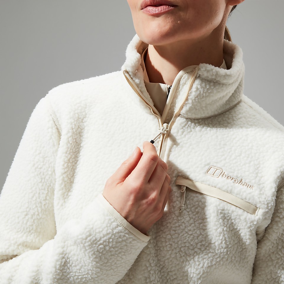 Darria Half Zip Fleece für Damen - Naturfarben