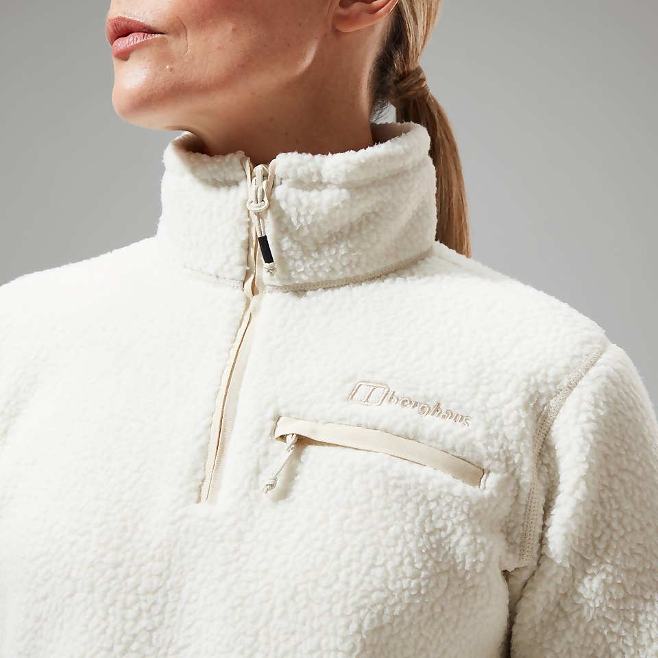 Darria Half Zip Fleece für Damen - Naturfarben