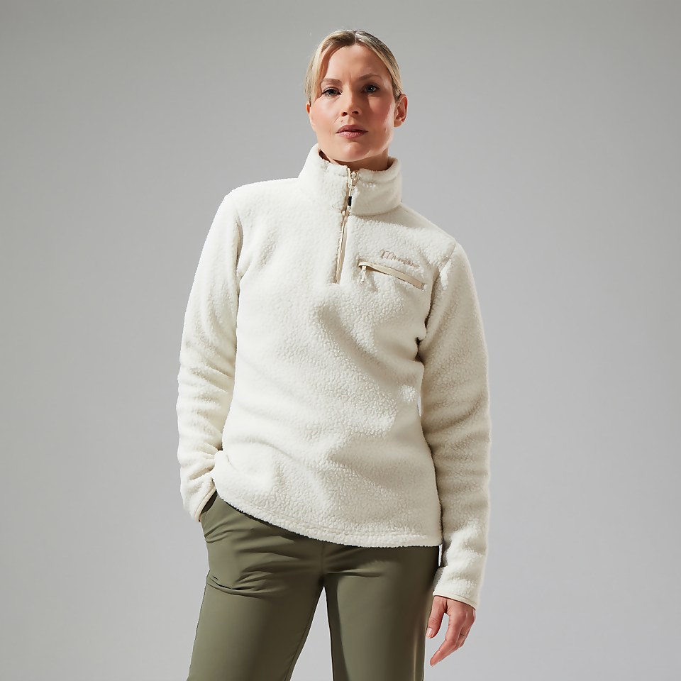 Women's Darria Half Zip Fleece - Natural