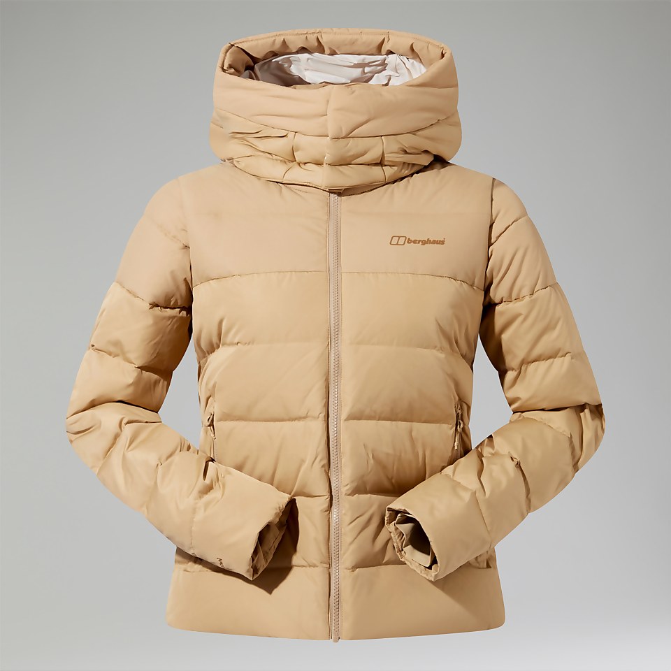 Embo 4in1 Daunenjacke für Damen - Naturfarben