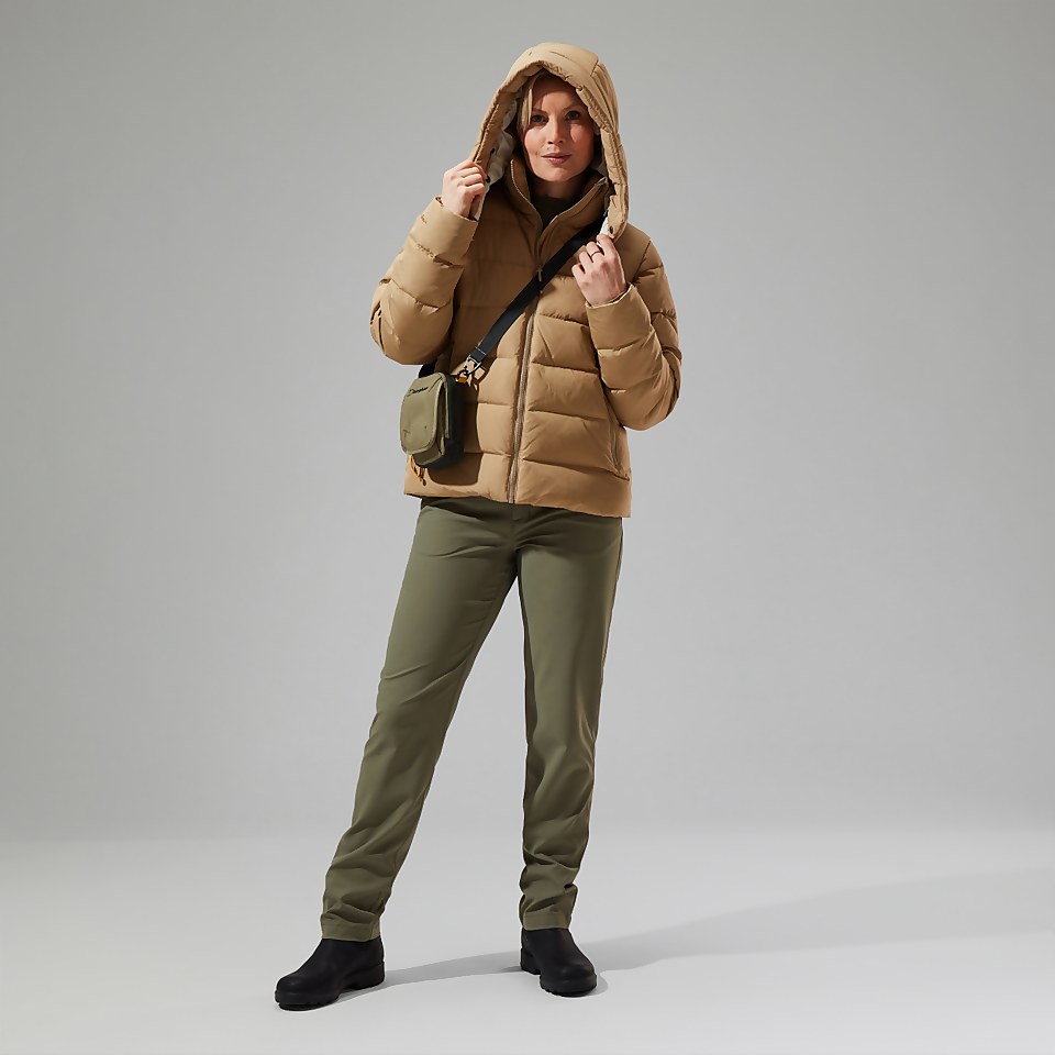 Embo 4in1 Daunenjacke für Damen - Naturfarben