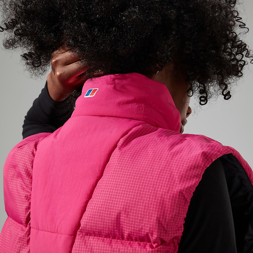 Unisex Sabber Down Insulated Gilet - Pink