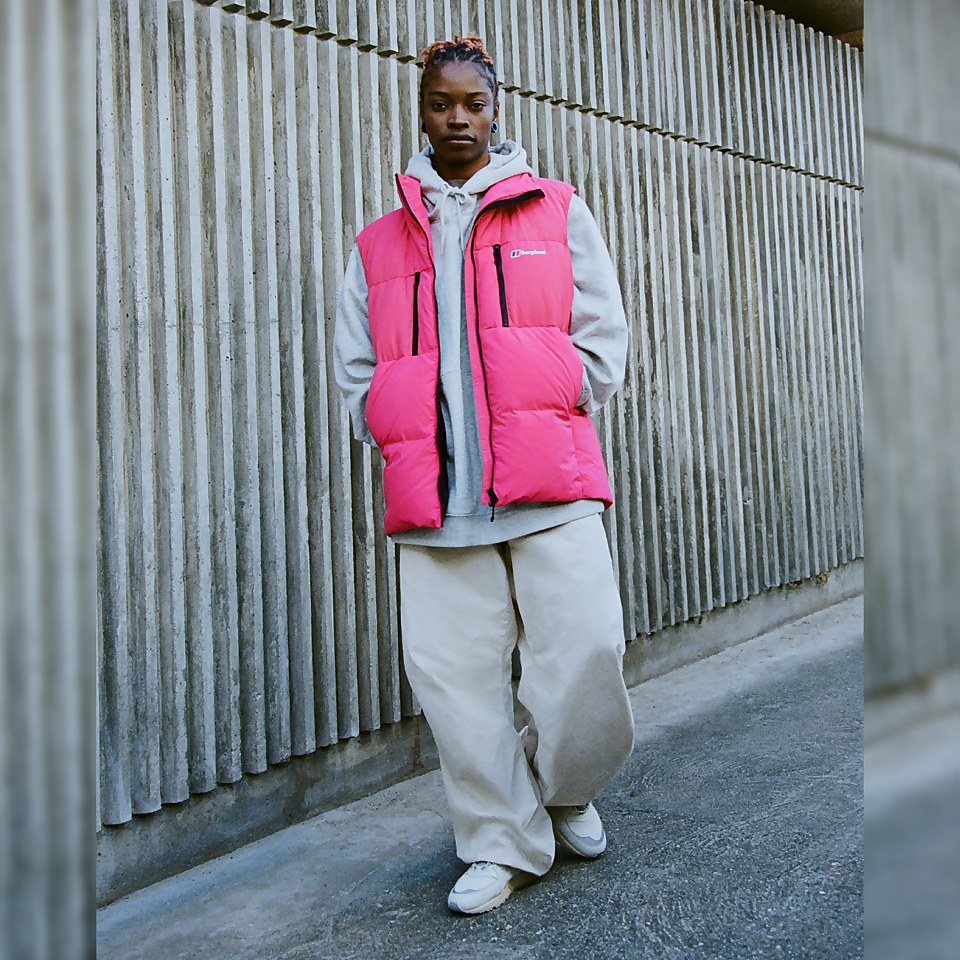 Unisex Sabber Down Insulated Gilet - Pink