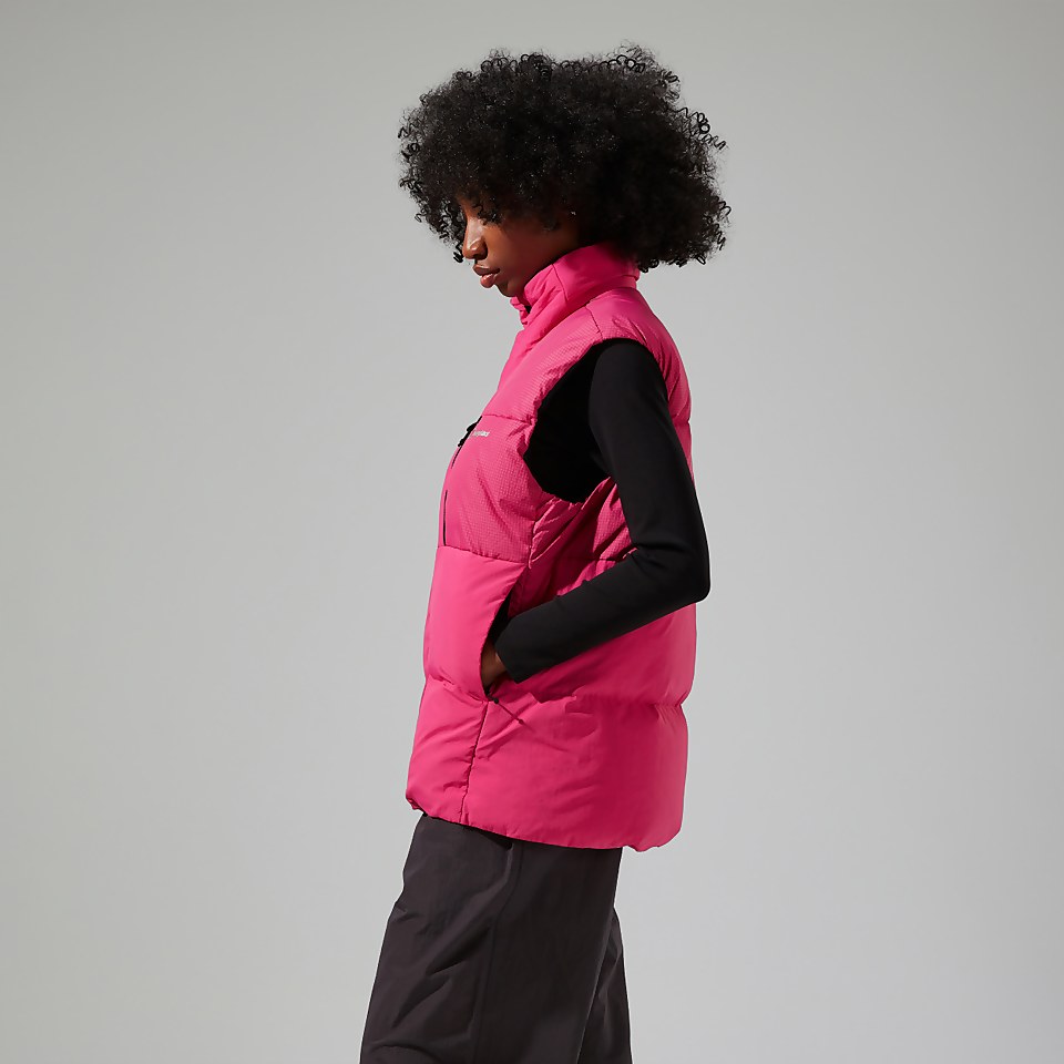 Unisex Sabber Down Insulated Gilet - Pink