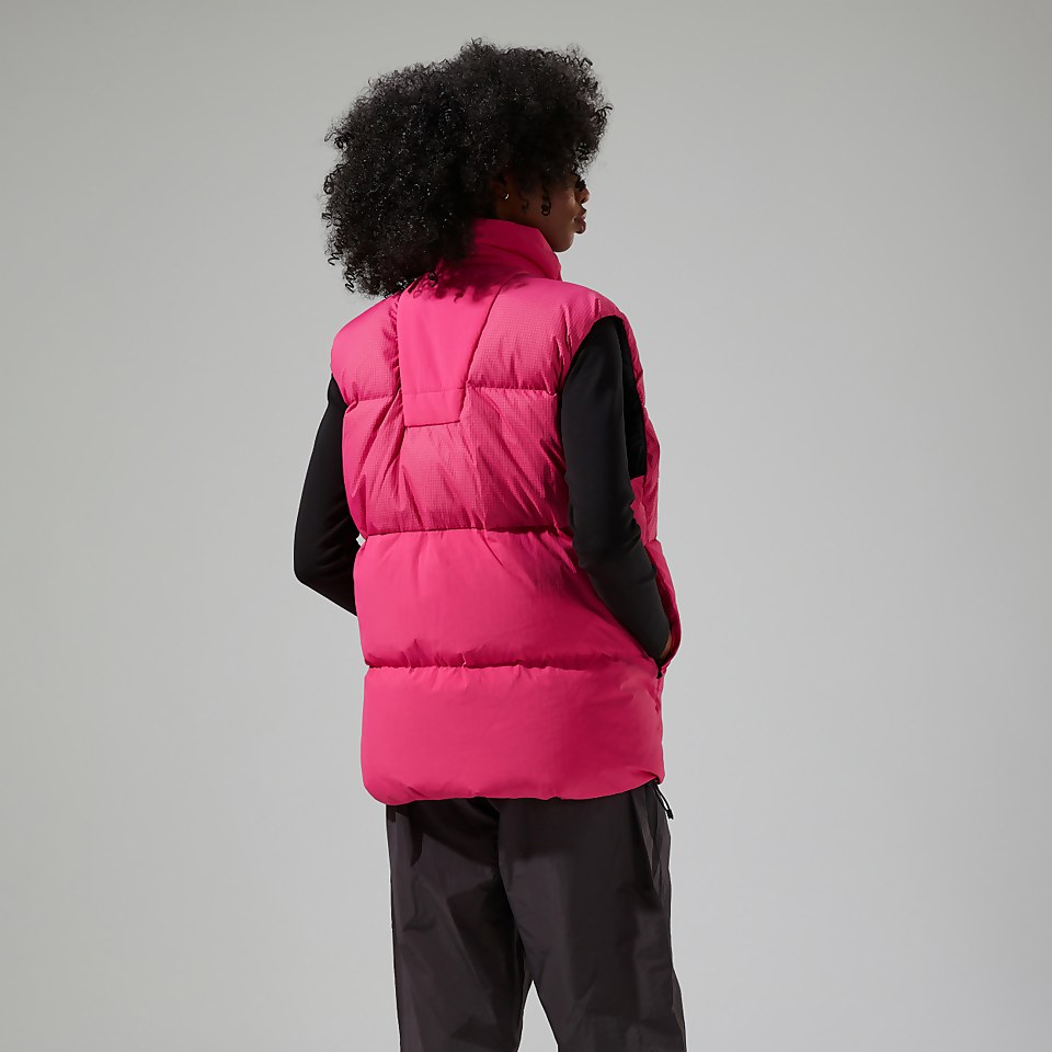 Unisex Sabber Down Insulated Gilet - Pink