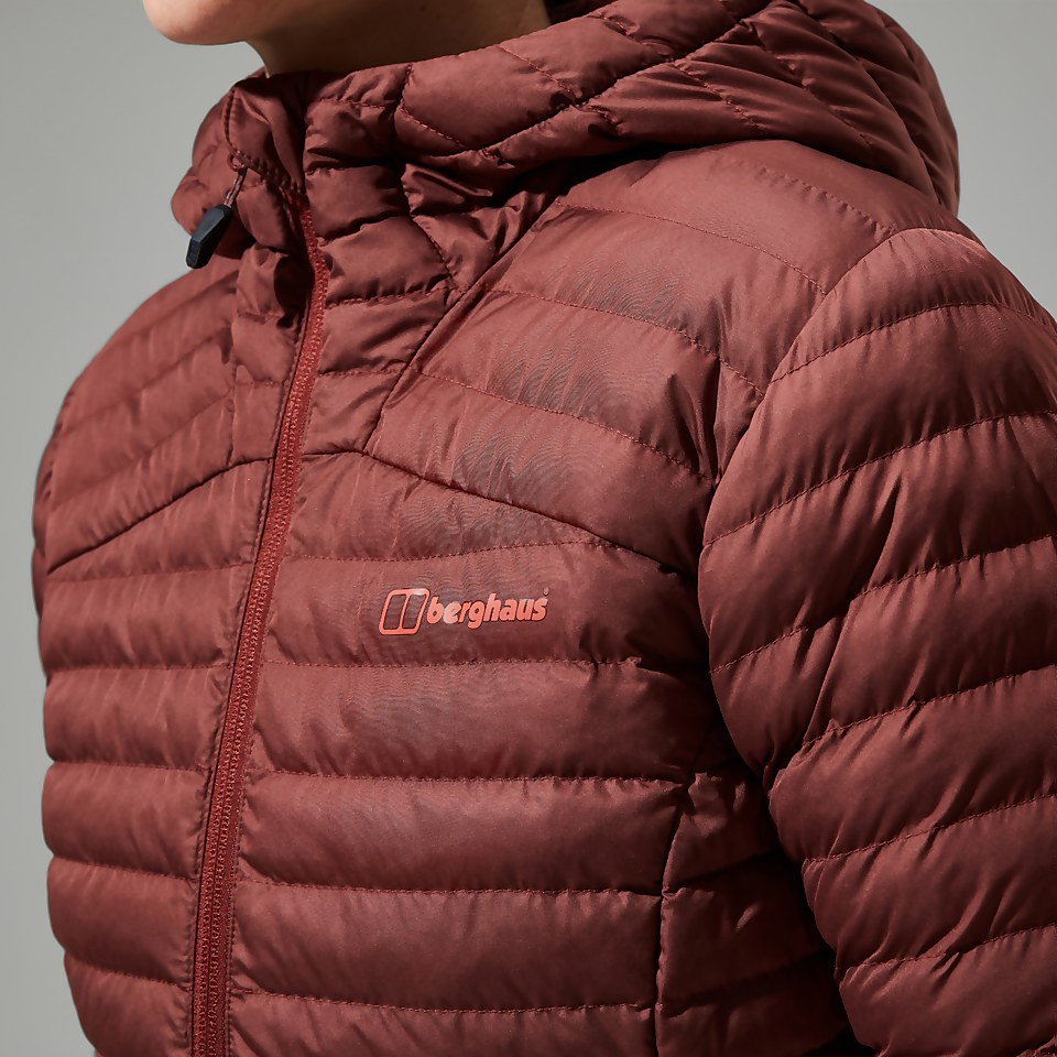Nula Lange Micro Jacket für Damen - Braun