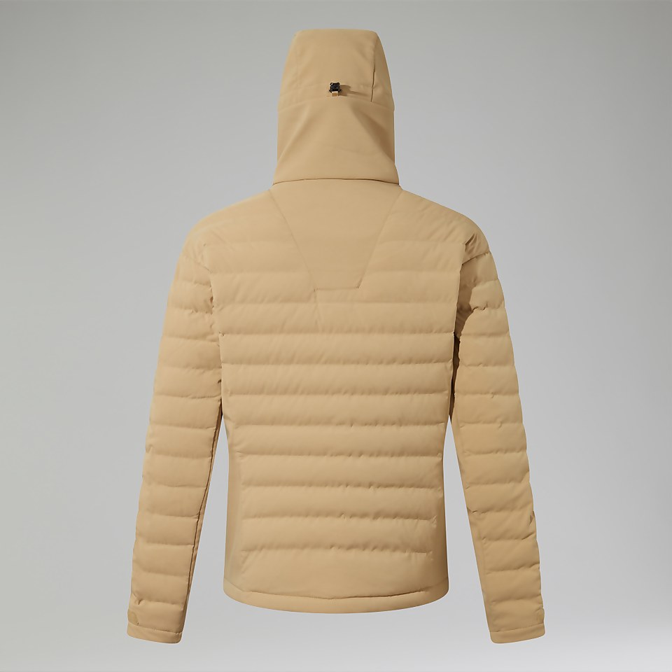 Men's Theran Hybrid Hooded Insulated Jacket - Natural