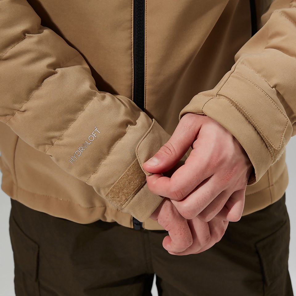 Men's Theran Hybrid Hooded Insulated Jacket - Natural