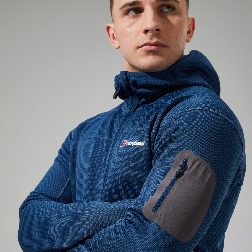 Pravitale Mtn 2.0 Kapuzen-Fleecejacke für Herren Blau