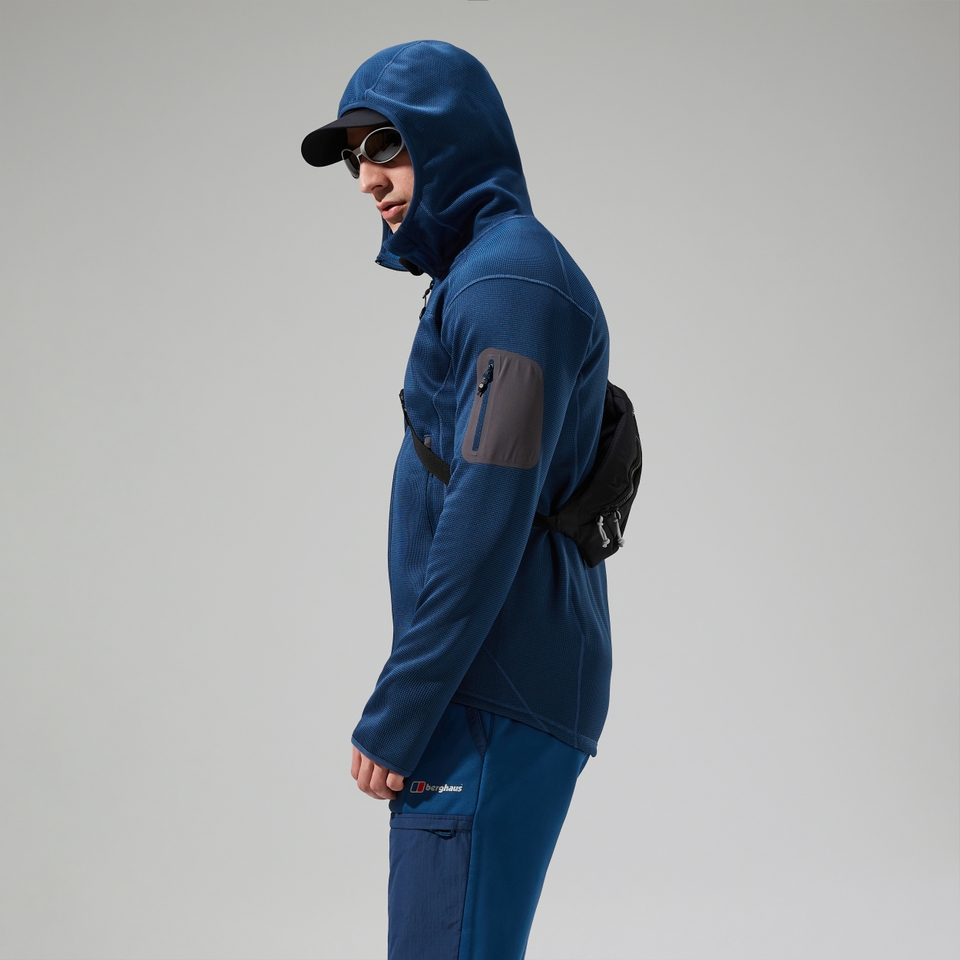 Pravitale Mtn 2.0 Kapuzen-Fleecejacke für Herren Blau