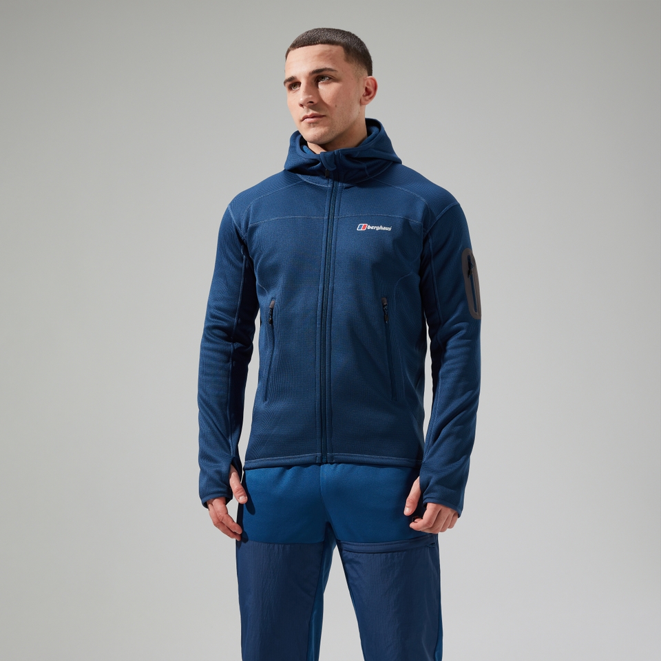 Pravitale Mtn 2.0 Kapuzen-Fleecejacke für Herren Blau