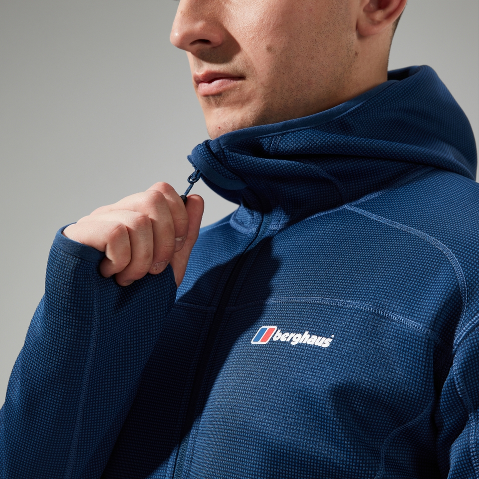 Pravitale Mtn 2.0 Kapuzen-Fleecejacke für Herren Blau