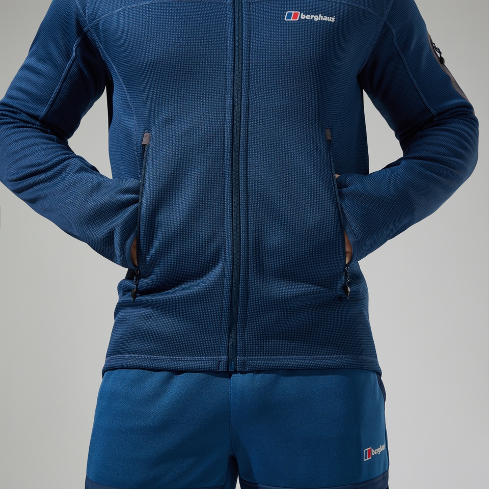 Pravitale Mtn 2.0 Kapuzen-Fleecejacke für Herren Blau