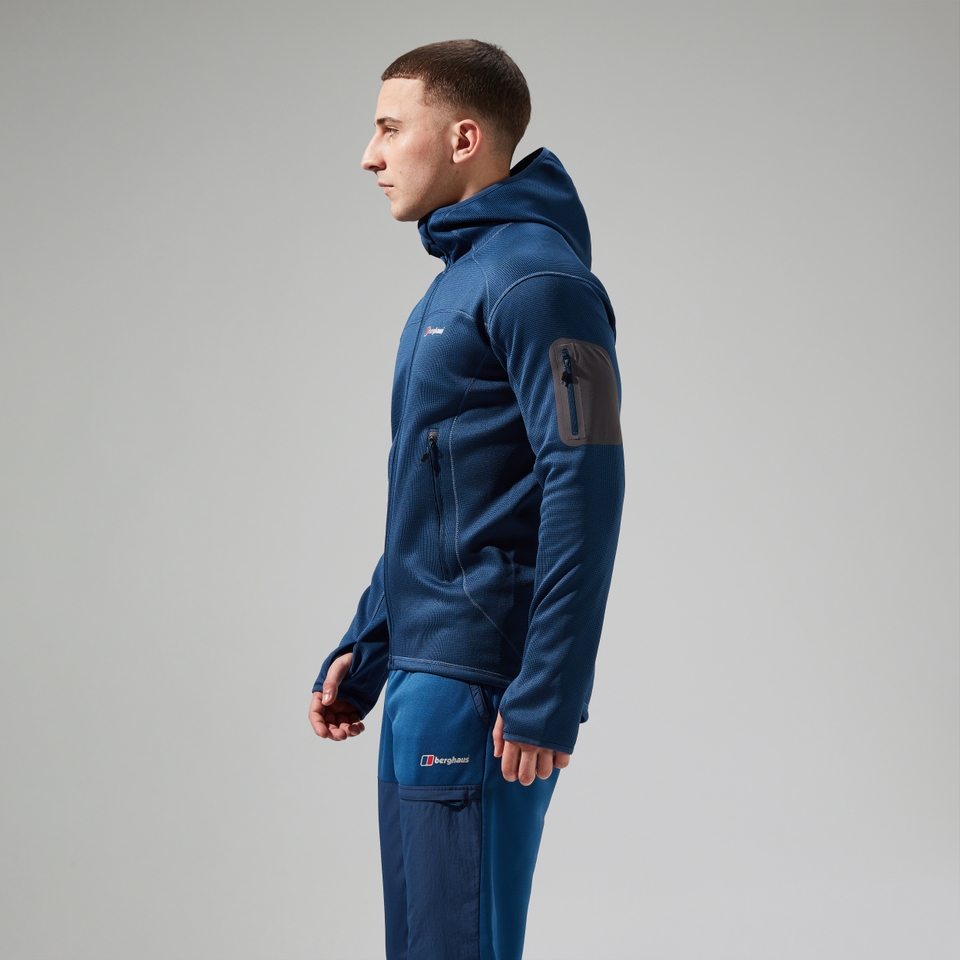 Pravitale Mtn 2.0 Kapuzen-Fleecejacke für Herren Blau