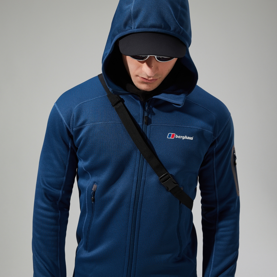Pravitale Mtn 2.0 Kapuzen-Fleecejacke für Herren Blau