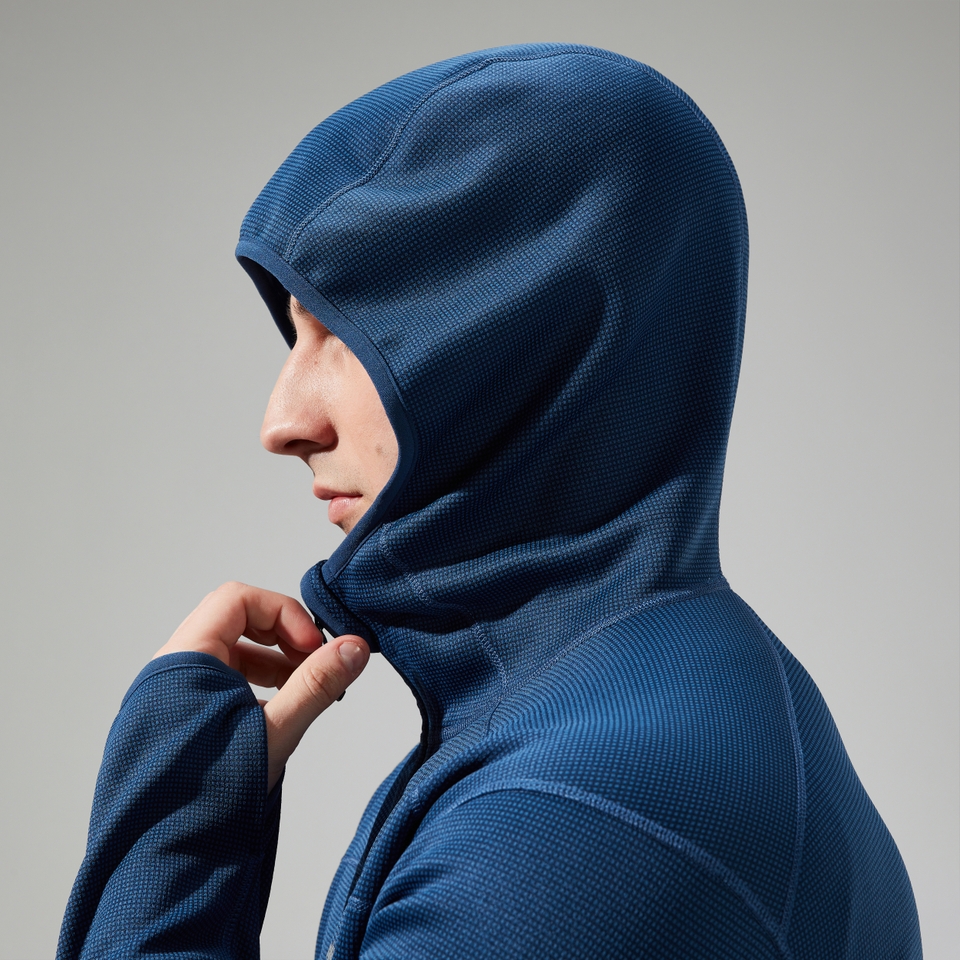 Pravitale Mtn 2.0 Kapuzen-Fleecejacke für Herren Blau