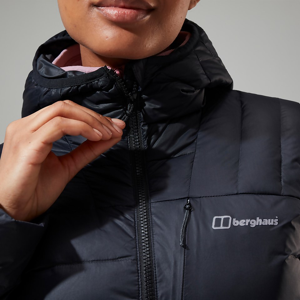 Women's Silksworth Hooded Down Insulated Jacket Black
