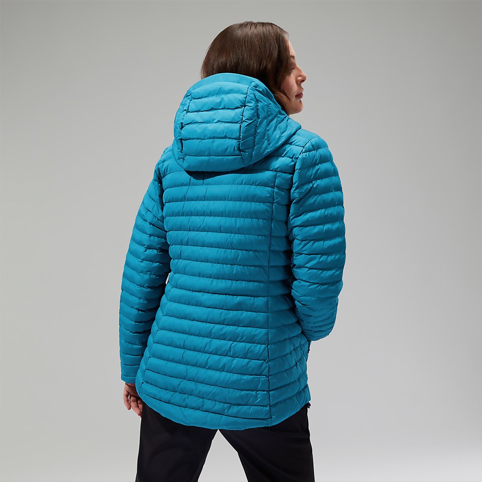 Nula Maternity 2in1 Kapuzenjacke für Damen - Türkis