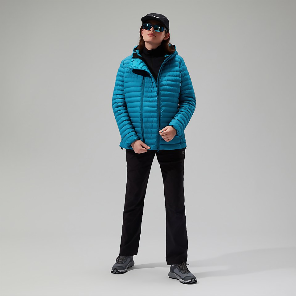 Nula Maternity 2in1 Kapuzenjacke für Damen - Türkis