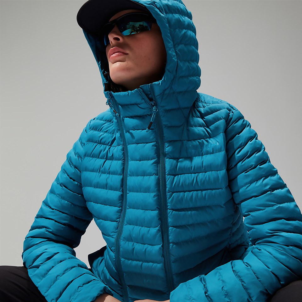 Nula Maternity 2in1 Kapuzenjacke für Damen - Türkis