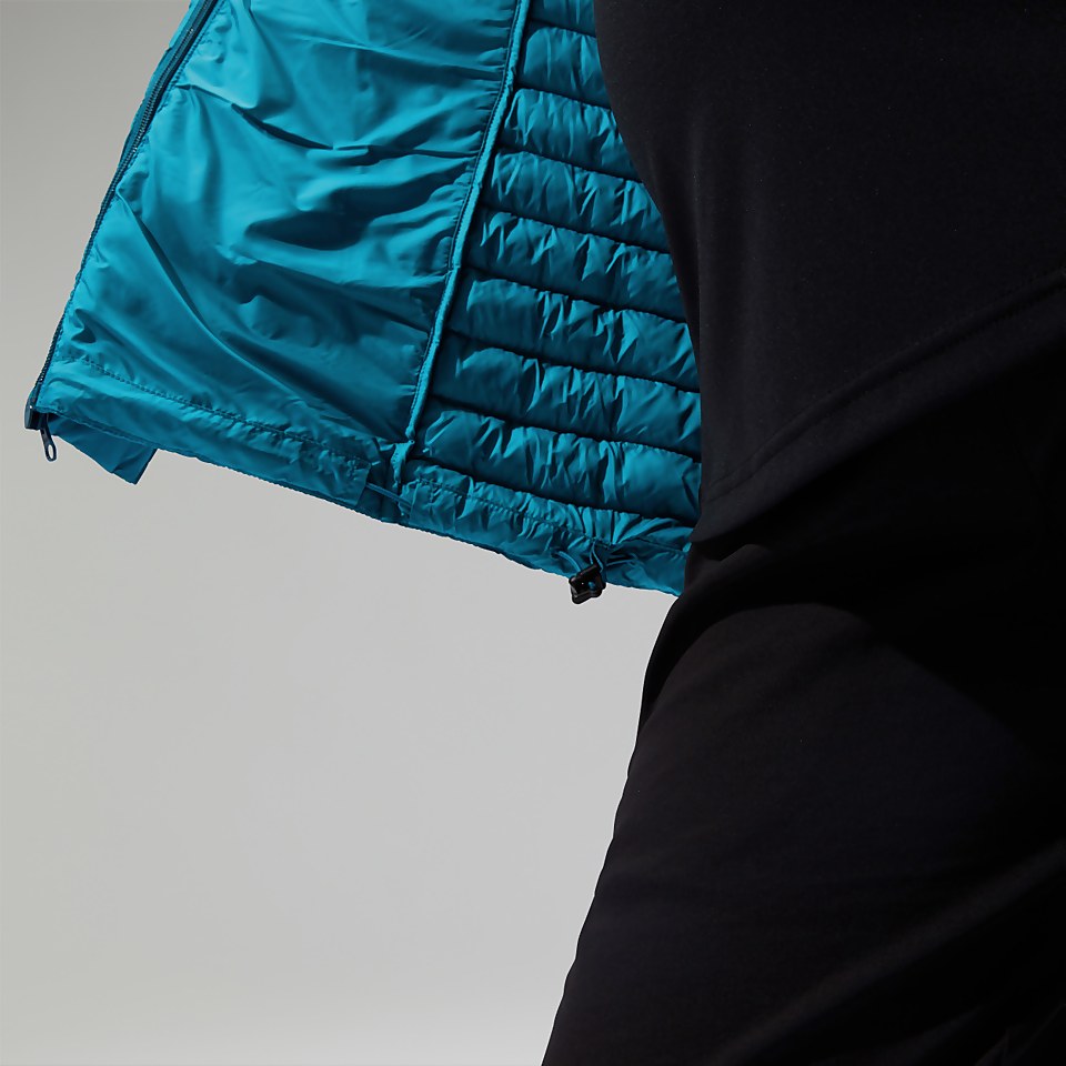 Nula Maternity 2in1 Kapuzenjacke für Damen - Türkis