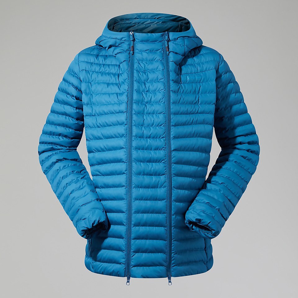 Women's Nula Hooded Maternity 2in1 Jacket - Turquoise