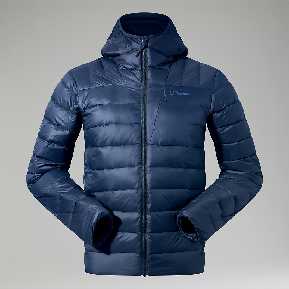 Silksworth Daunenjacke mit Kapuze für Herren - Dunkelblua