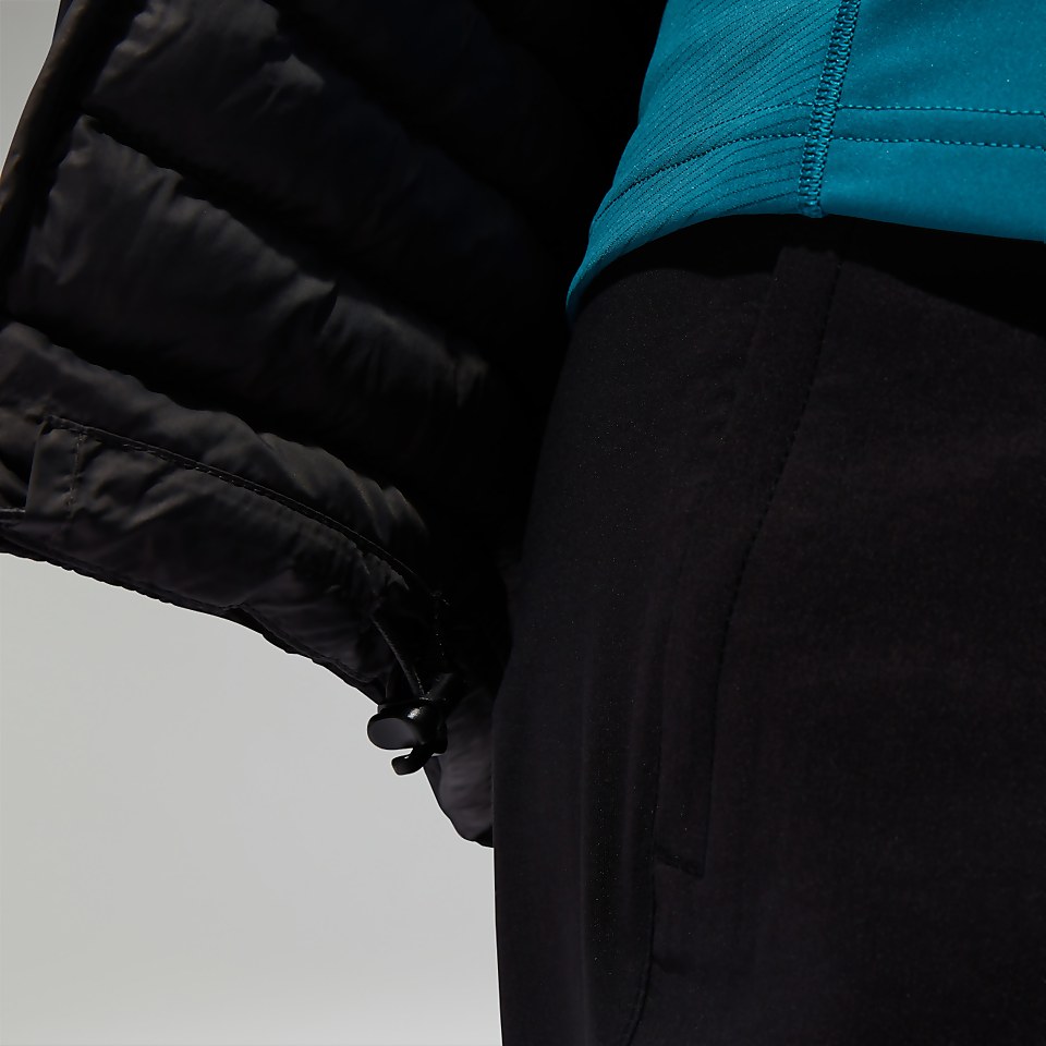 Nula Maternity 2in1 Kapuzenjacke für Damen - Schwarz