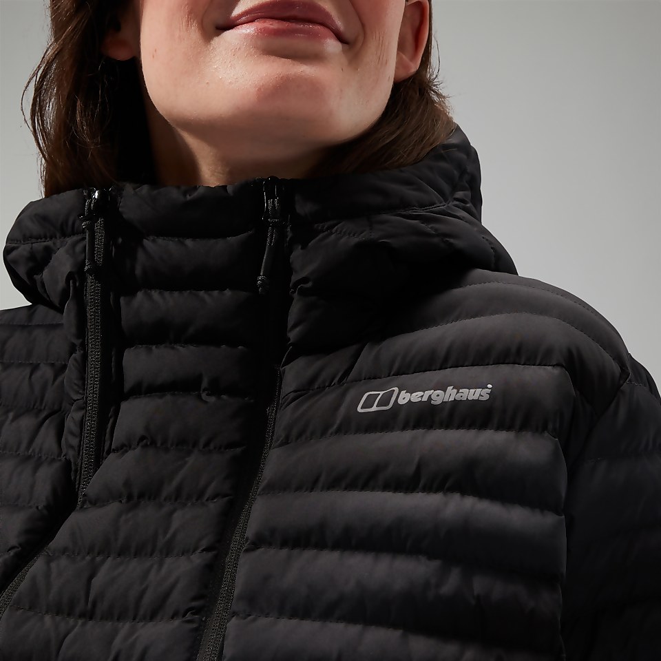 Nula Maternity 2in1 Kapuzenjacke für Damen - Schwarz
