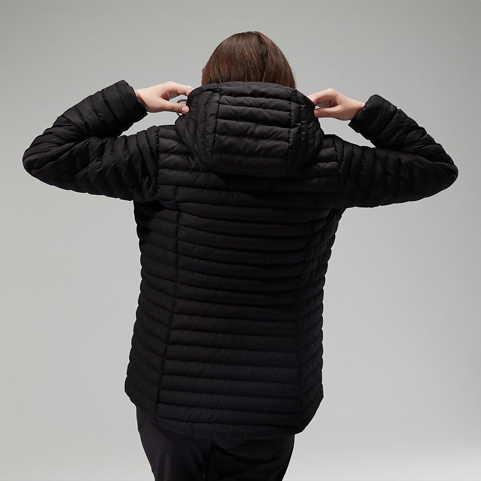 Nula Maternity 2in1 Kapuzenjacke für Damen - Schwarz