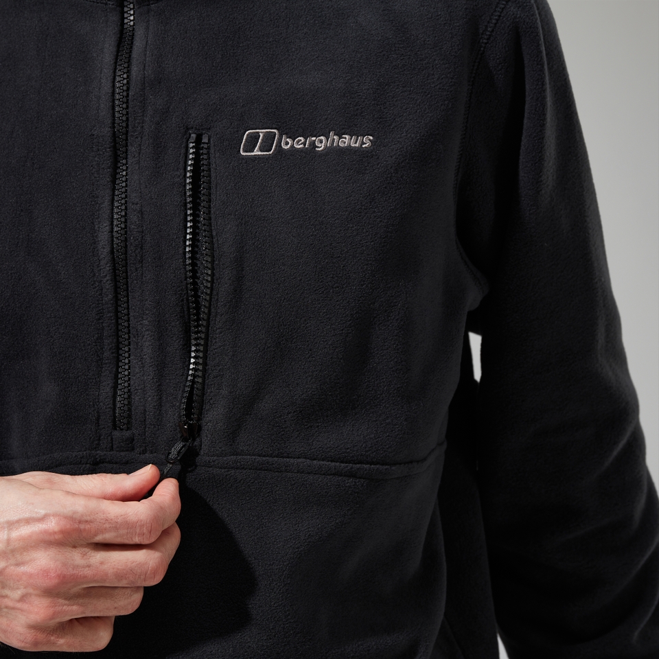 Men's Prism Half Zip Polartec Fleece - Black