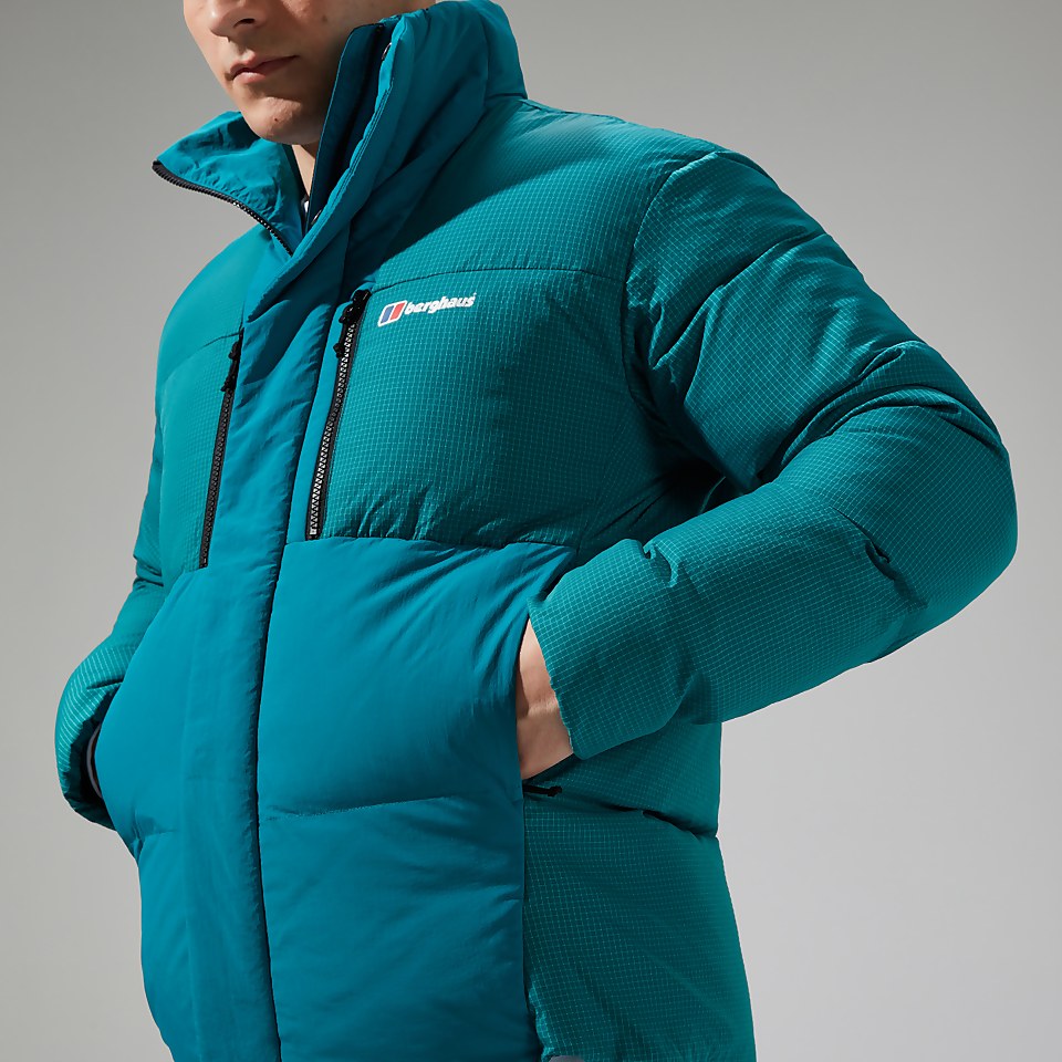 Men's Sabber Down Insulated Jacket - Turquoise