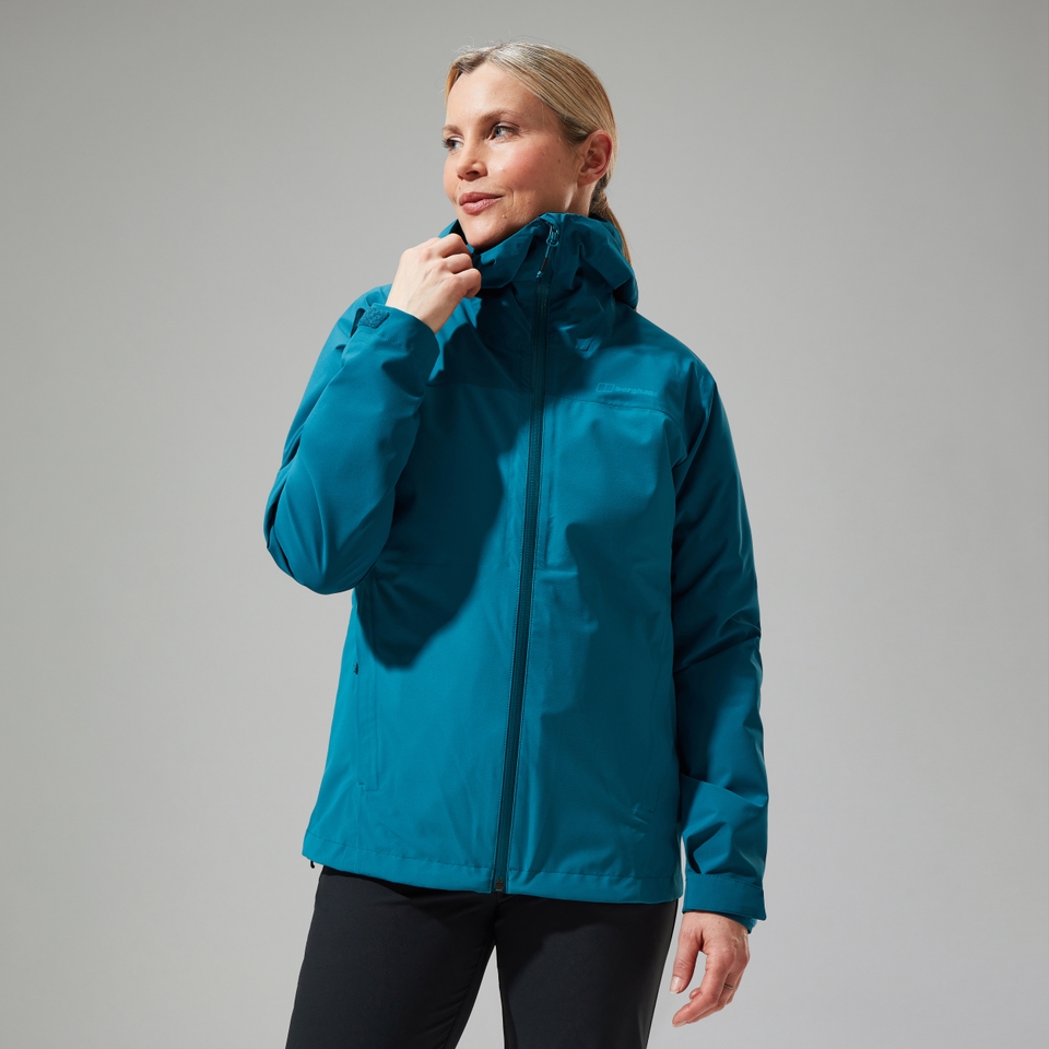 Women's Arnaby Hooded Waterproof Jacket  Turquoise