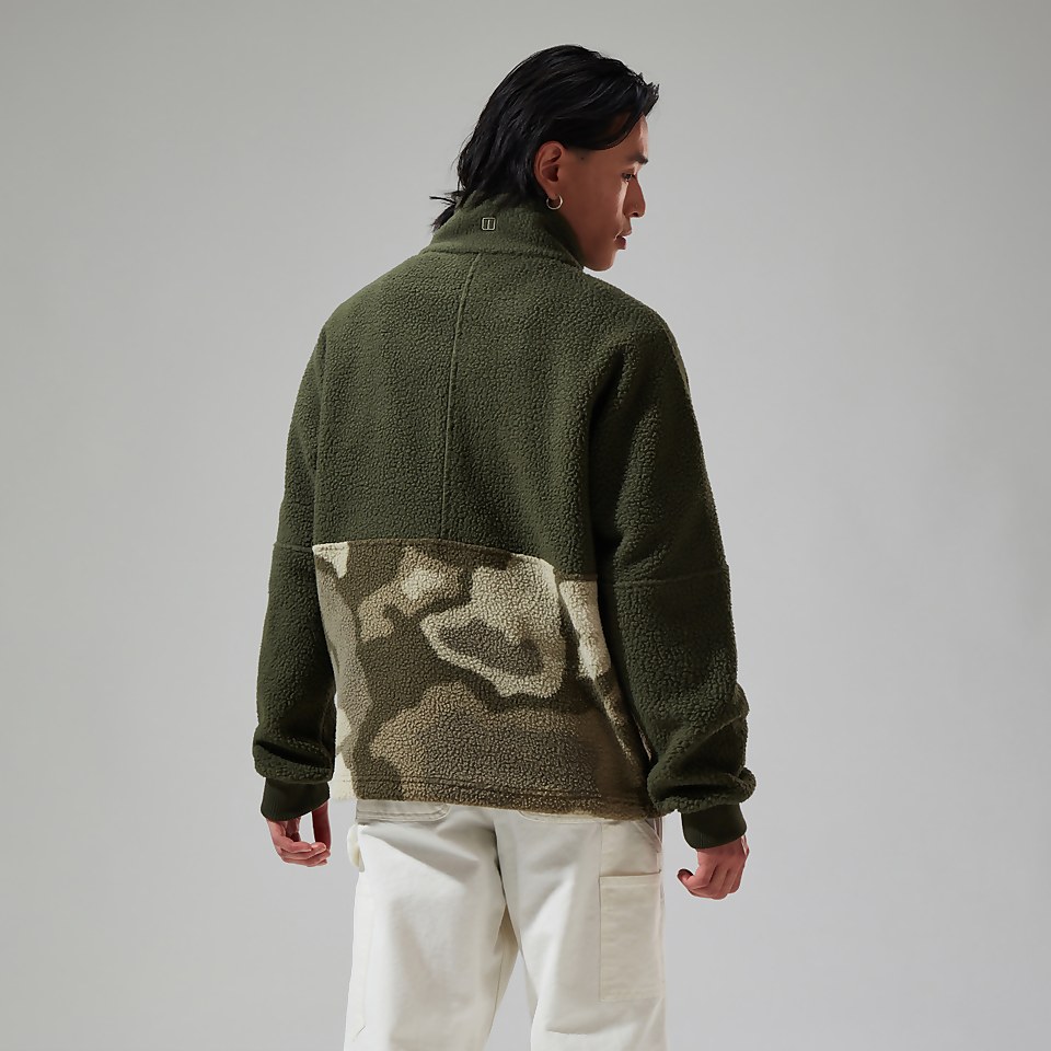 Men's Houlton Half Zip Fleece Light Green