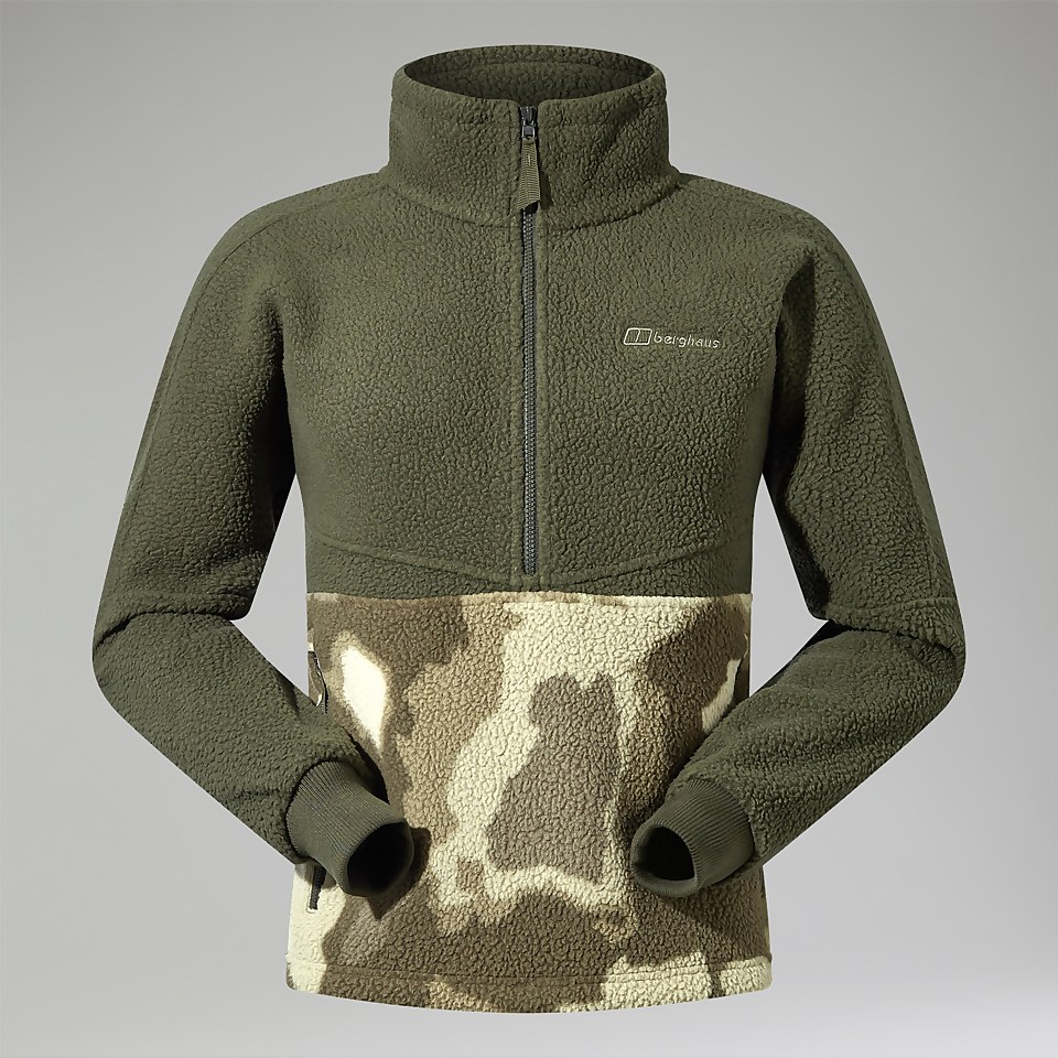 Men's Houlton Half Zip Fleece Light Green