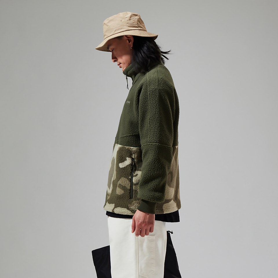 Men's Houlton Half Zip Fleece Light Green