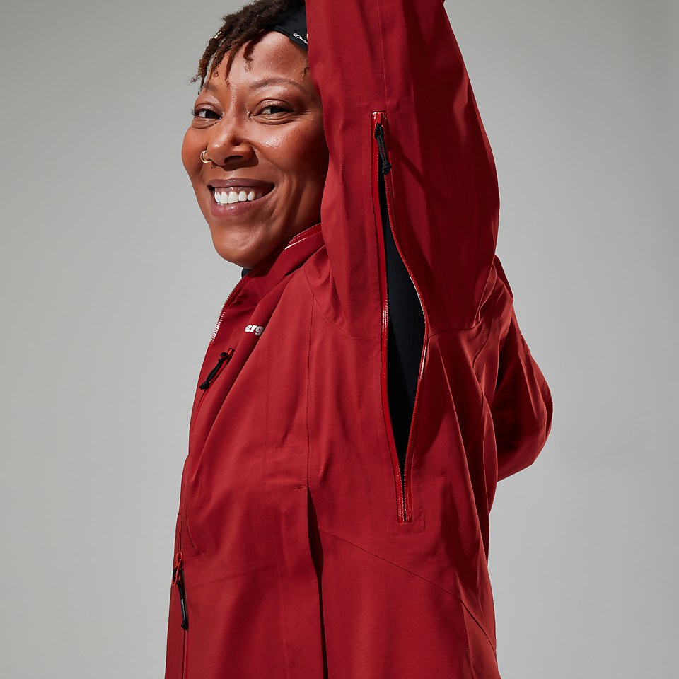 Women's Truda Flex Waterproof Jacket - Red