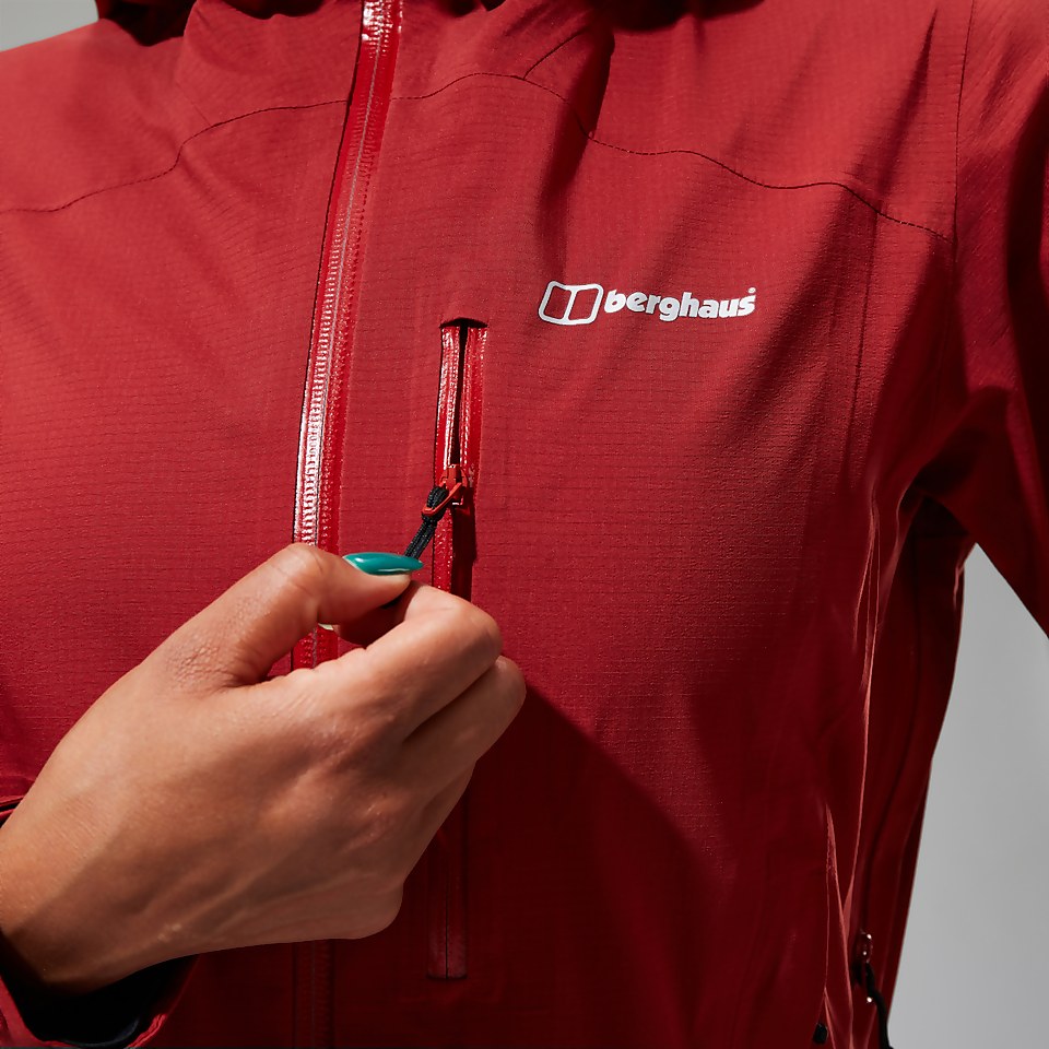 Women's Truda Flex Waterproof Jacket - Red