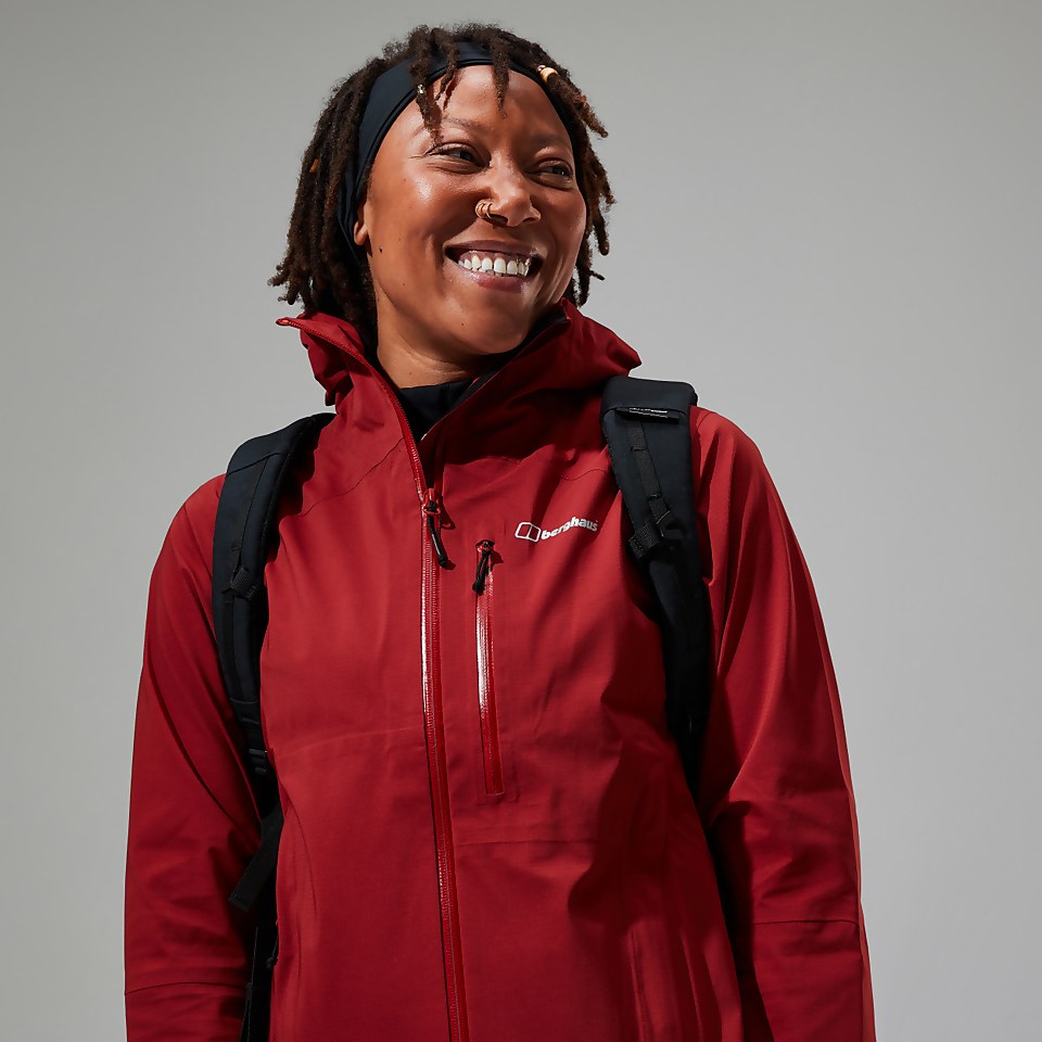 Women's Truda Flex Waterproof Jacket - Red