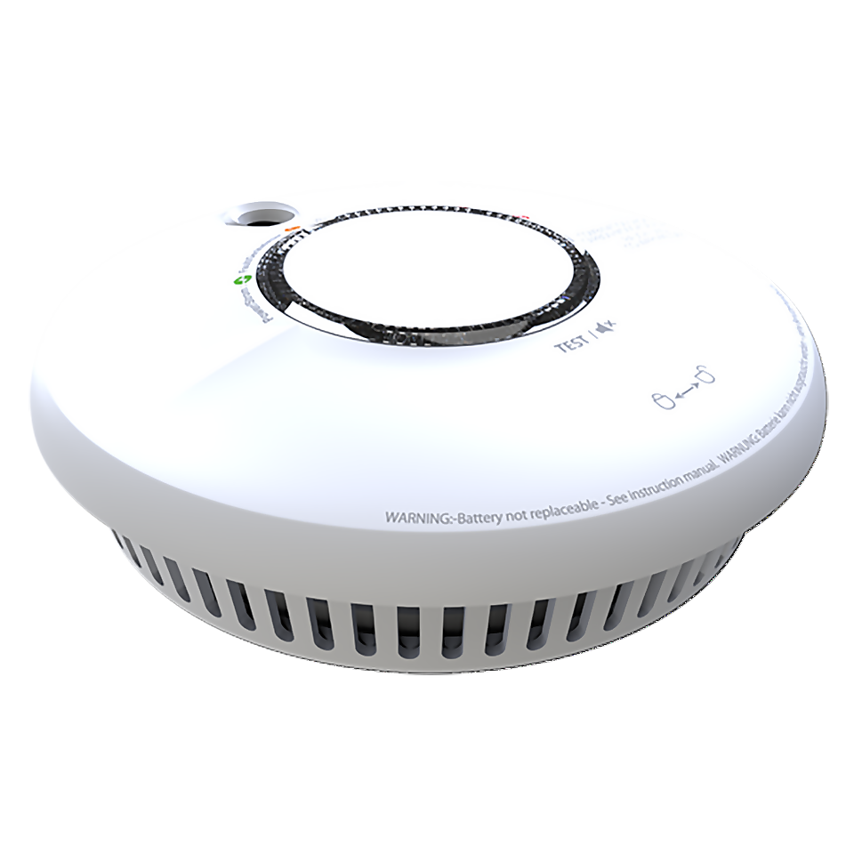 FireAngel Smoke and Carbon Monoxide Combination Alarm, 10 year Battery - SCB10-R