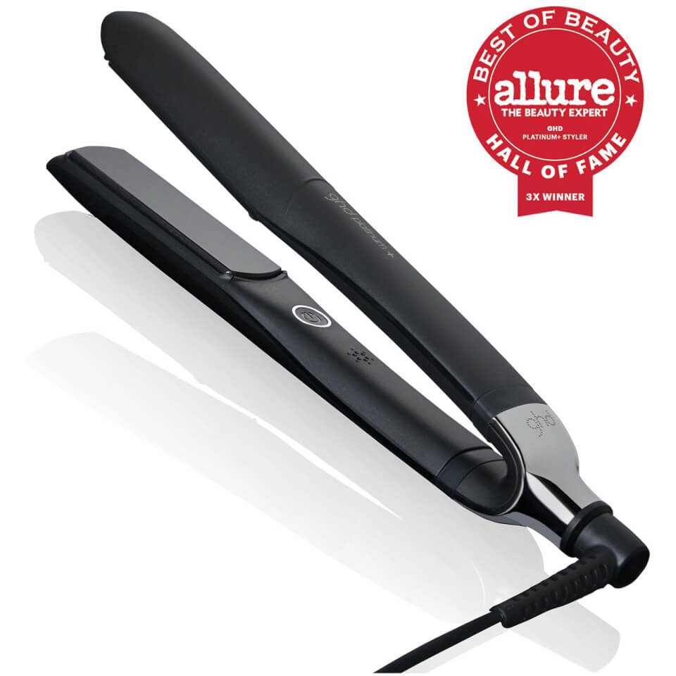 ghd Platinum+ Styler - 1" Flat Iron Gift Set With Paddle Brush and Heat Resistant Bag