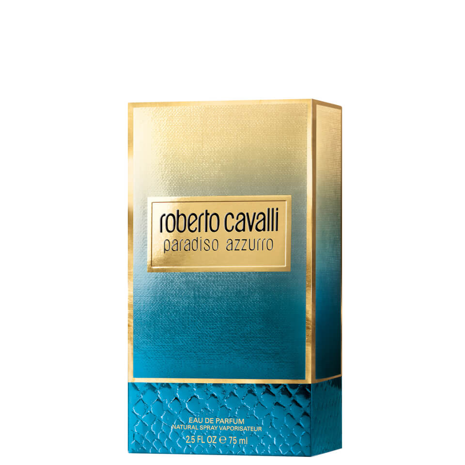 Roberto Cavalli Paradiso Azzurro Eau de Parfum 75ml LOOKFANTASTIC