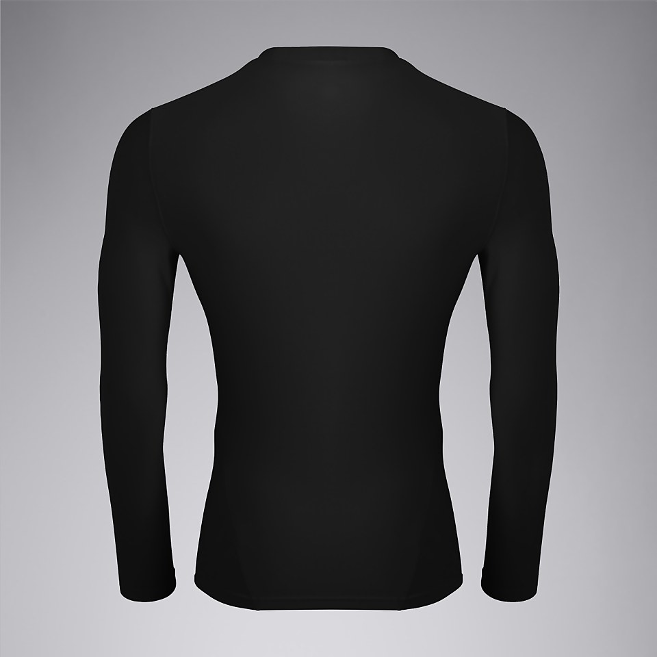 MENS THERMOREG LONG SLEEVED TOP BLACK