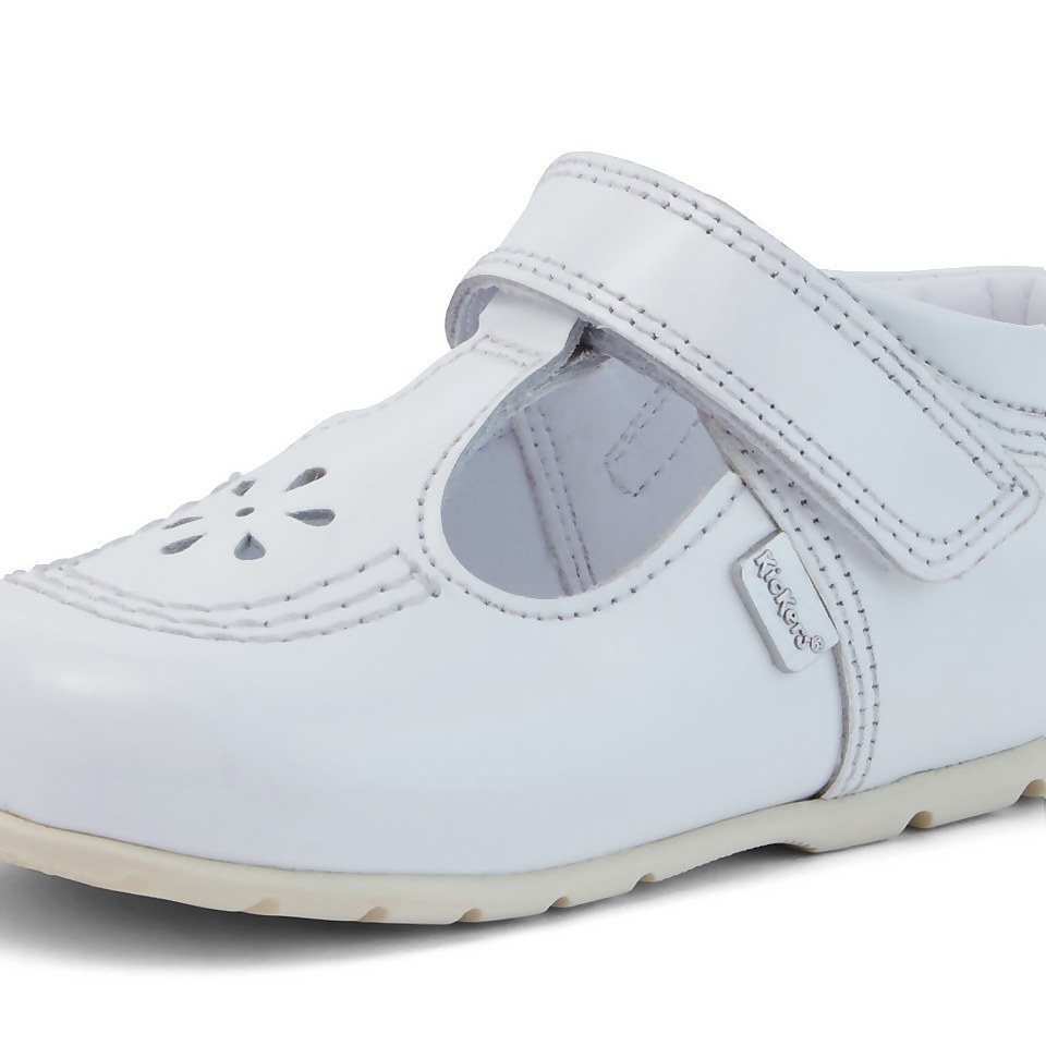 Baby Kick T Patent Leather White