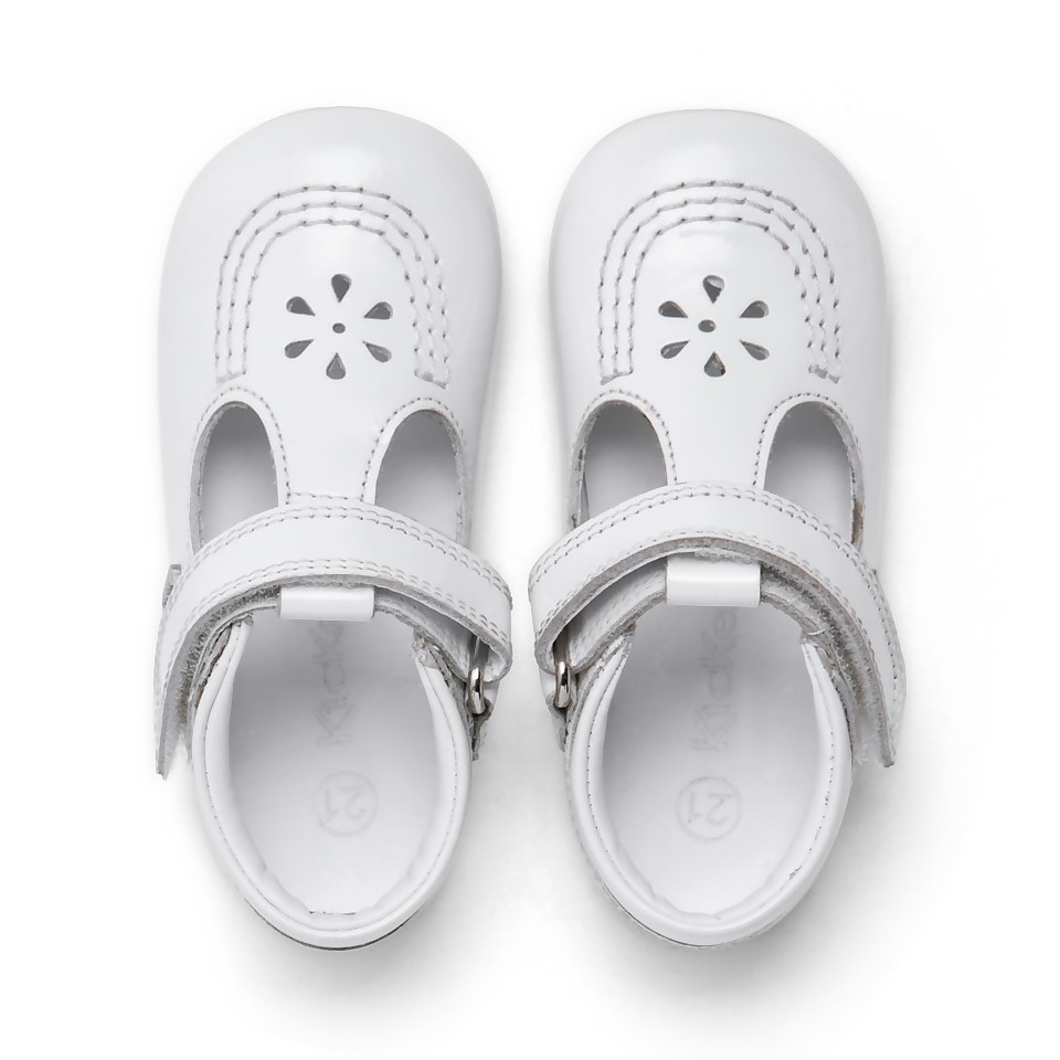 Baby Kick T Patent Leather White