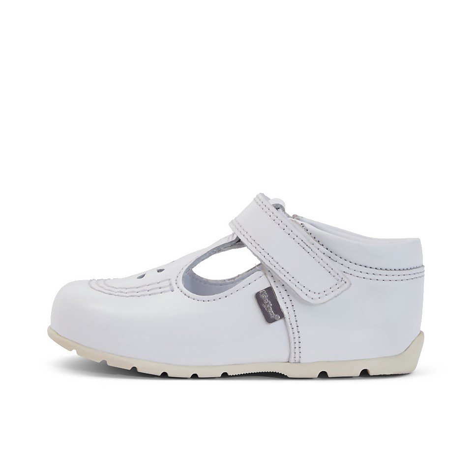 Baby Kick T Patent Leather White